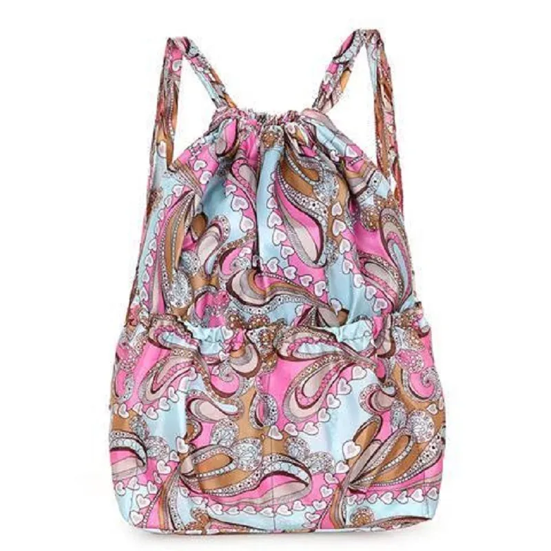 sac à dos en nylon de grande capacité pour femme, poche groupée, sac de sport de plein air, maman