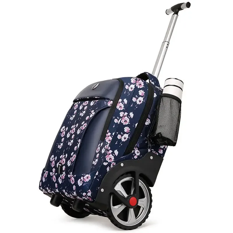 sac à dos à roulettes léger et durable, bagage à roulettes pour escalade d'escalier, pour les voyages d'affaires et les étudiants