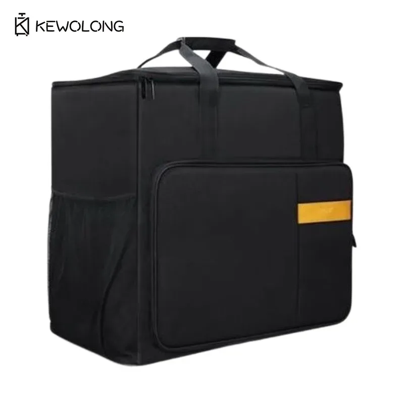 Étui de transport tout-en-un pour ordinateur de bureau, sac de voyage avec compartiment pour clavier amovible, Solution de stockage mobile pour ordinateur et moniteur