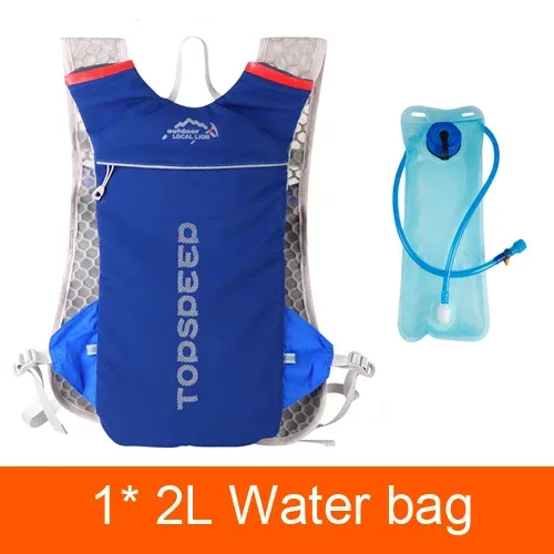 sac à dos d'hydratation pour course à pied 5l, sac de course ultra léger pour marathon, sac à dos de vélo, option gourde souple 500ml