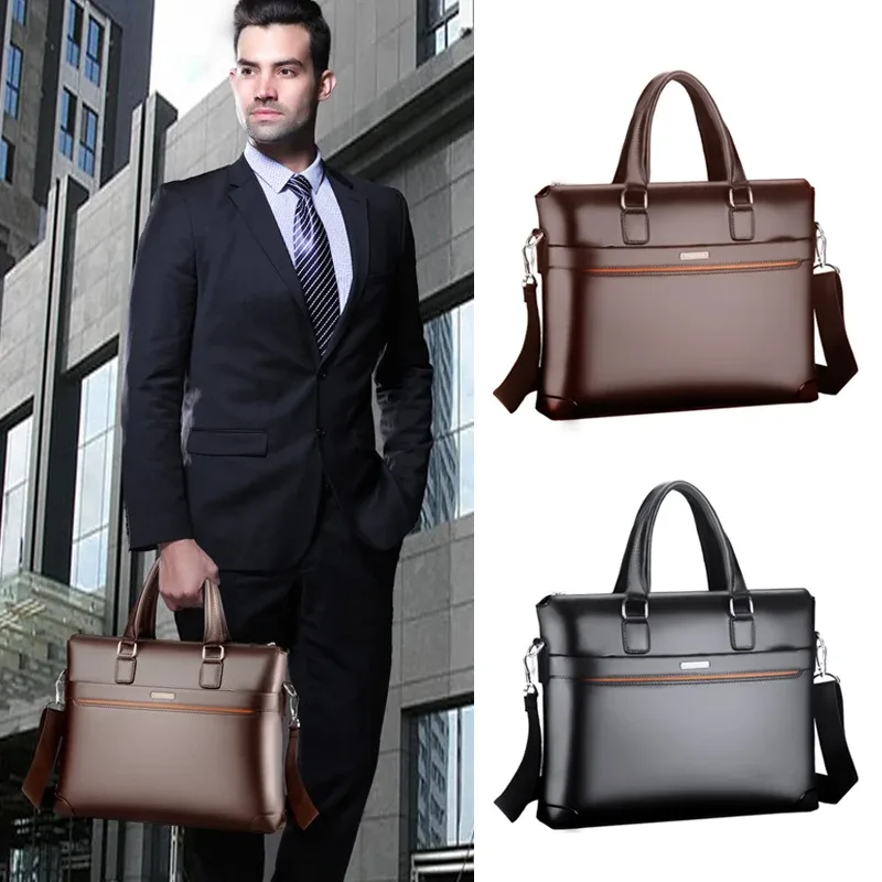 sac à main kangourou en cuir pu pour hommes, étuis à bombes, sac à bandoulière carré, sac à bandoulière, sac à main d'affaires, sac à main de créateur, sac à documents, initié, ordinateur portable, côté