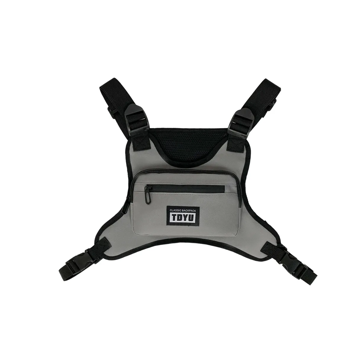 dulchest-sac à dos fonctionnel pour homme et femme, orange, noir, gris, hip hop techwear glabag, outdoor dehors, 2023