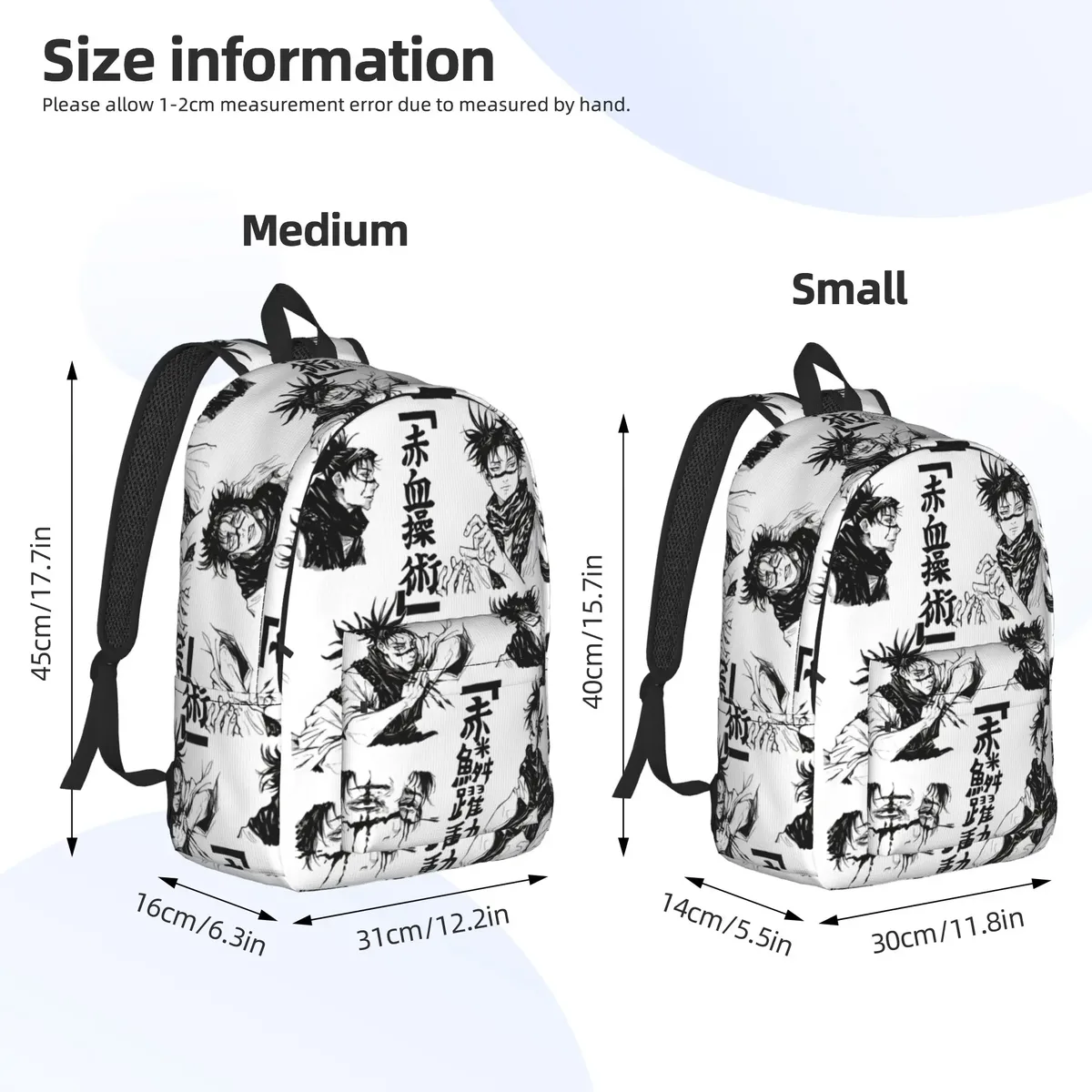 sac à dos choso pour hommes et femmes, sac à dos cool pour le lycée et le travail, sac à dos en toile pour ordinateur portable, cadeau jjk anime