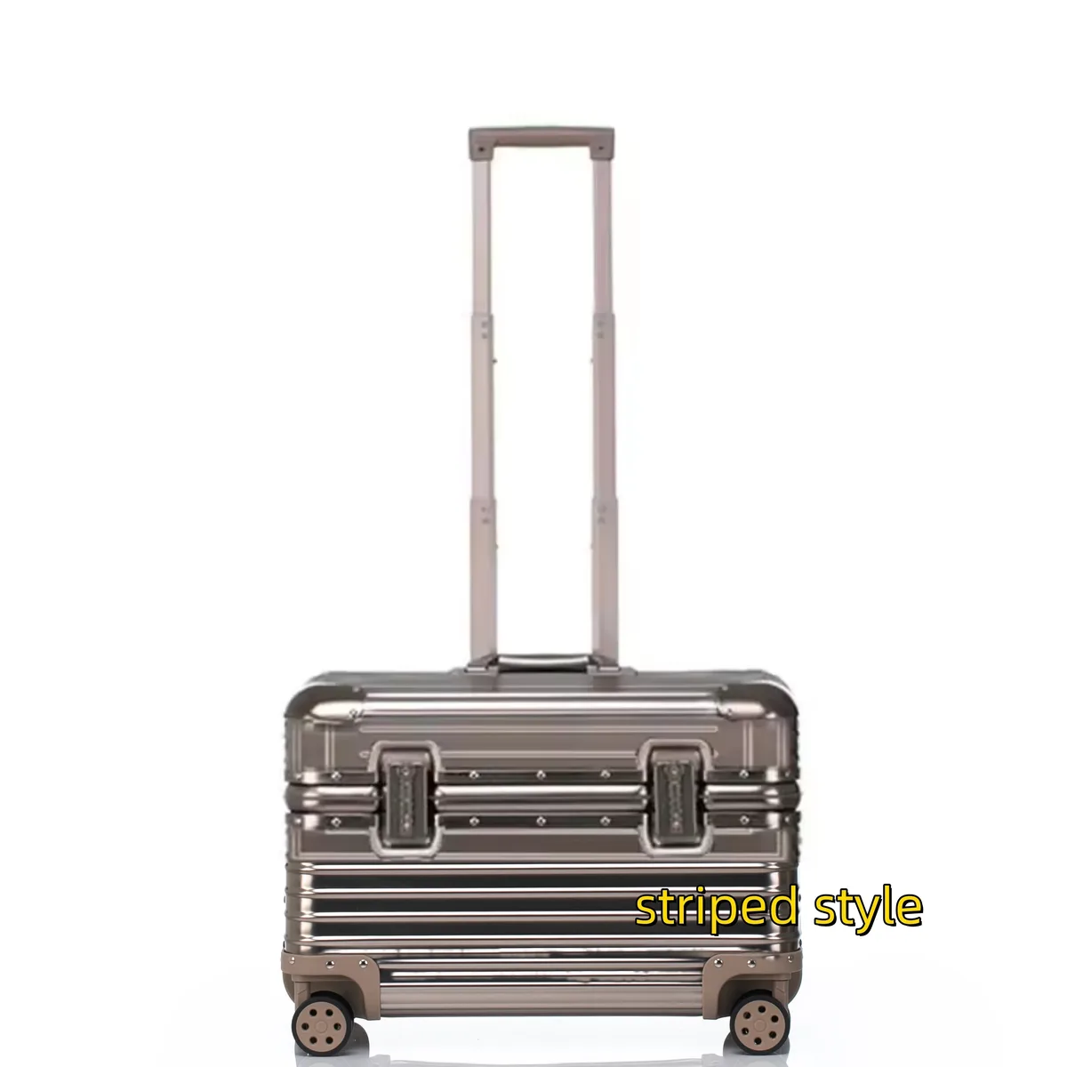 valise à ouverture supérieure en alliage aluminium-magnésium, boîte à outils pour photographe, bagage de voyage à roulettes avec serrure tsa 18/20/22 pouces