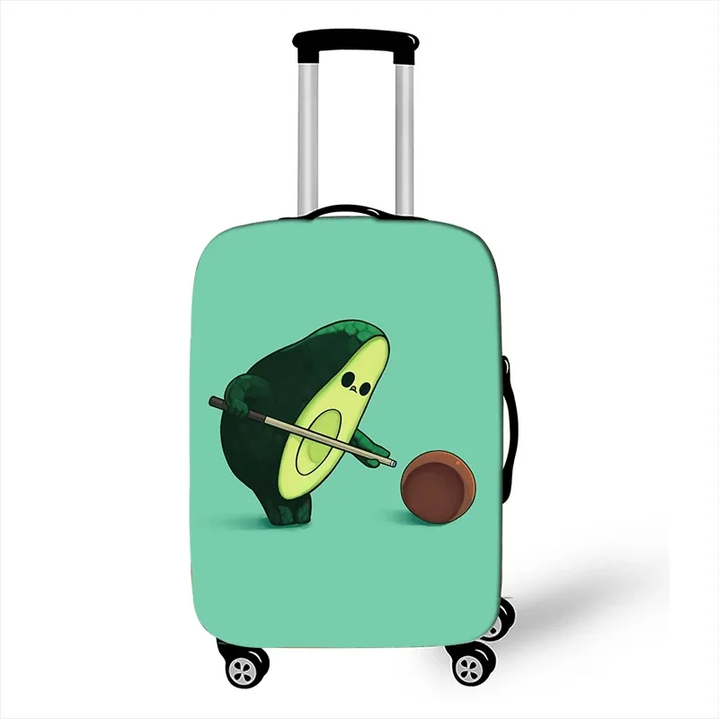 juste de bagage à motif d'avocat de style drôle, étui de protection anti-poussière pour valise logique, mode, 18 "-32"