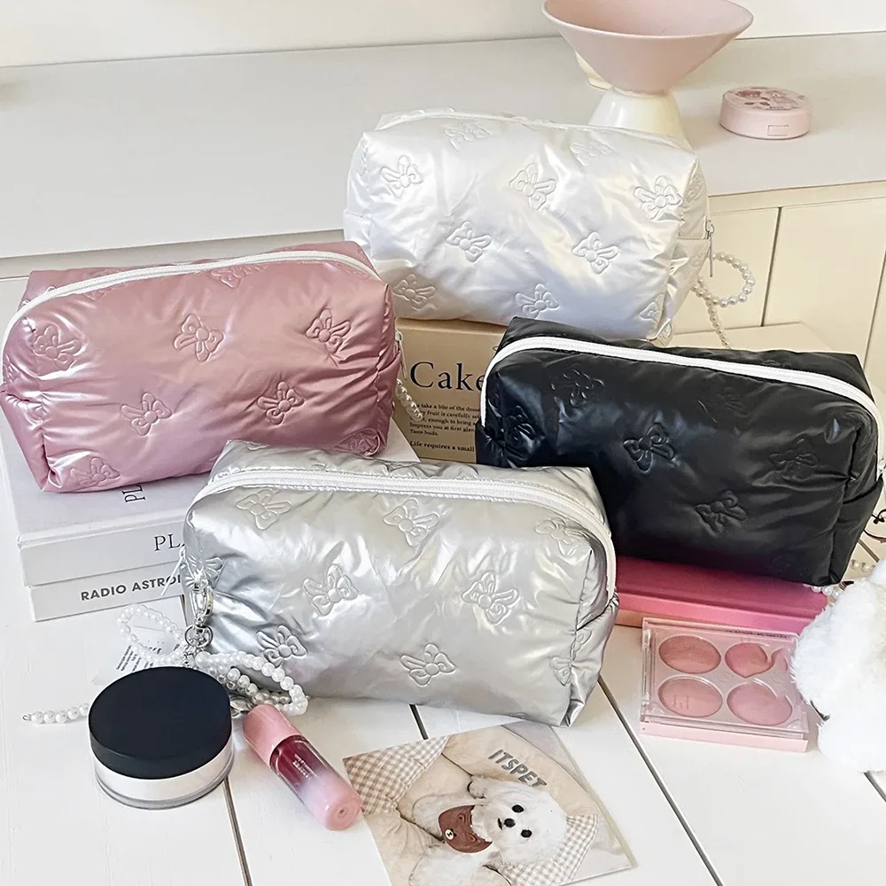 sac à main de maquillage étanche de grande capacité, vente en gros, pochette de rangement de cosmétiques et de toilette pour femmes, sac carré élégant à fermeture éclair pour dames