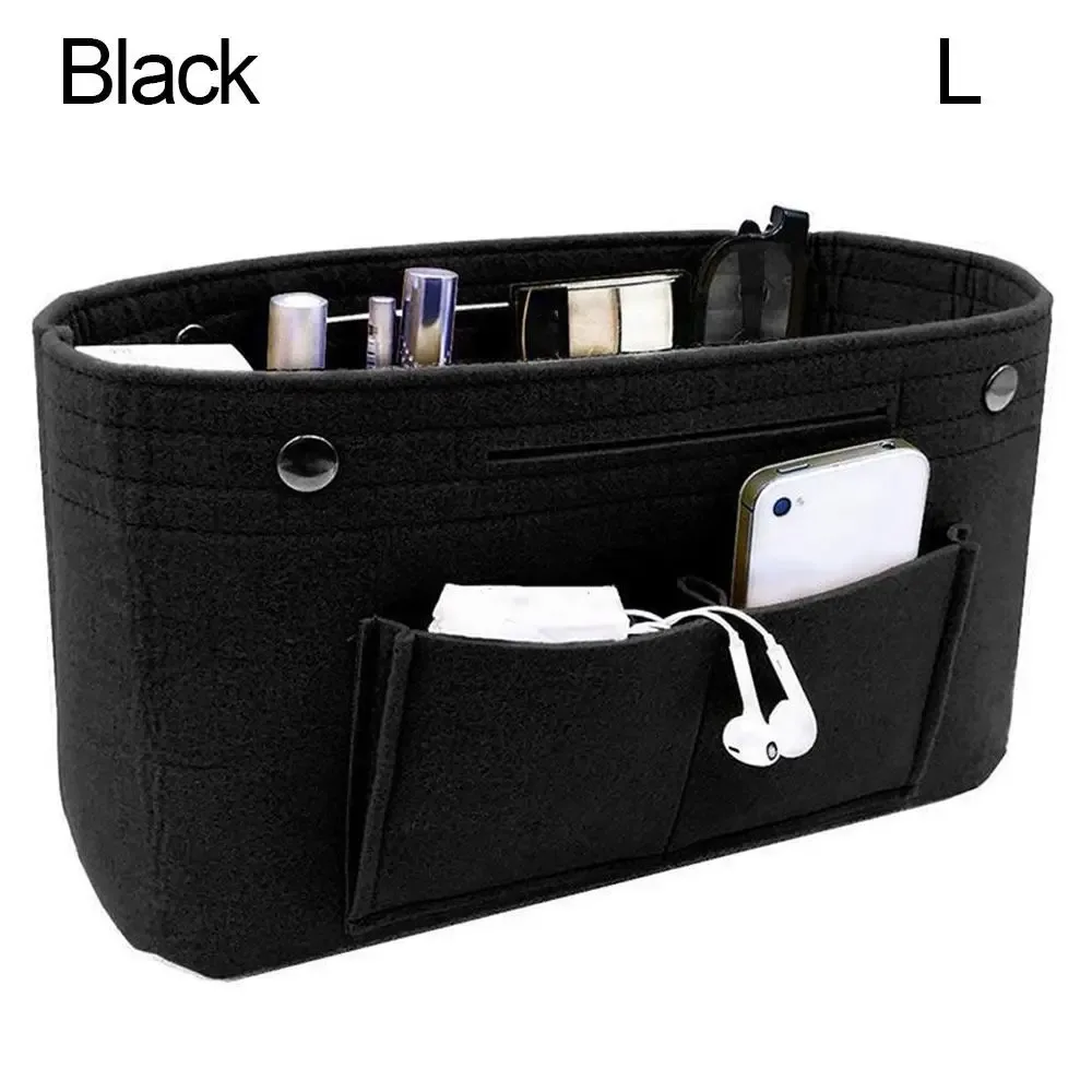 organisateur de sac souple en feutre, insert de sac à main, doublure intérieure pour sac