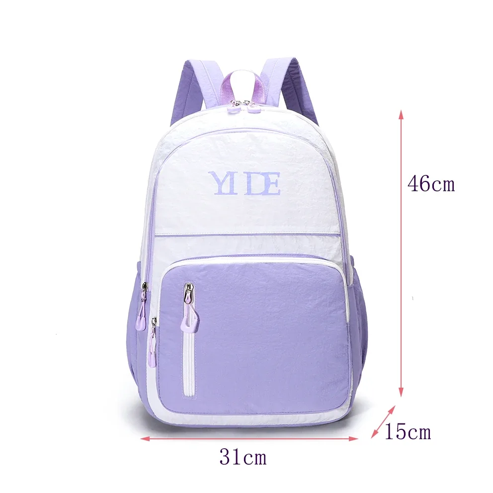sacs à dos de grande capacité pour femmes, sac d'école pour filles, sac d'ordinateur de haute qualité, sacs à main à bandoulière multifonctionnels étanches