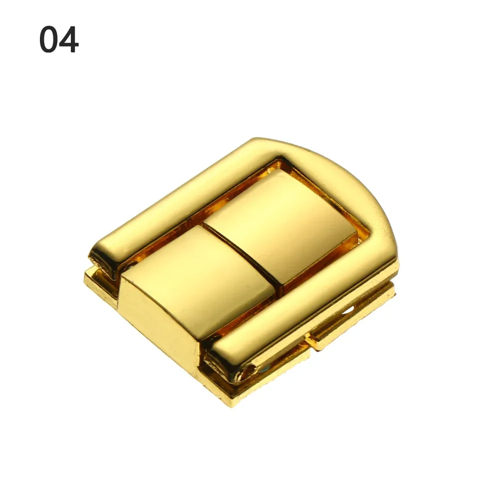 boîte antique moraillons sac en cuir boucle alliage serrure loquet loquets fermoir matériel vintage pour bijoux boîte de poitrine valise boucle clip