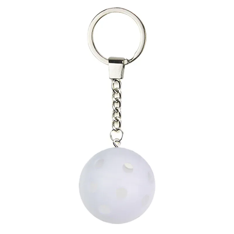 mini porte-clés unisexe en métal style sportif, raquette de pickleball, accessoires de décoration pour sac à main et sac à dos