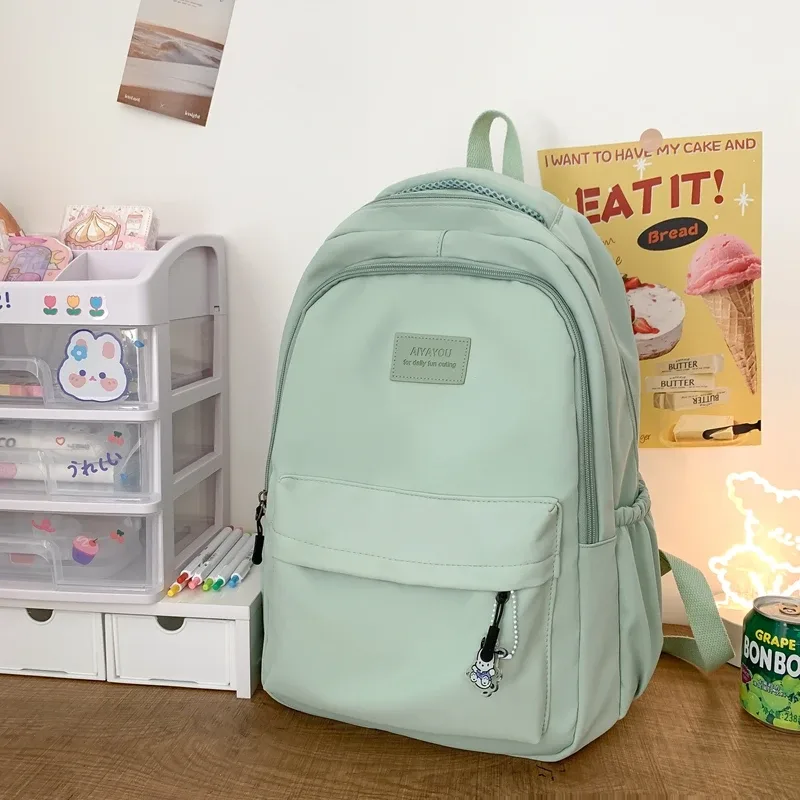 nouveau sac à dos tendance pour femme et homme, grande capacité, imperméable, pour collège, ordinateur portable, école, voyage, livres, style mignon et cool