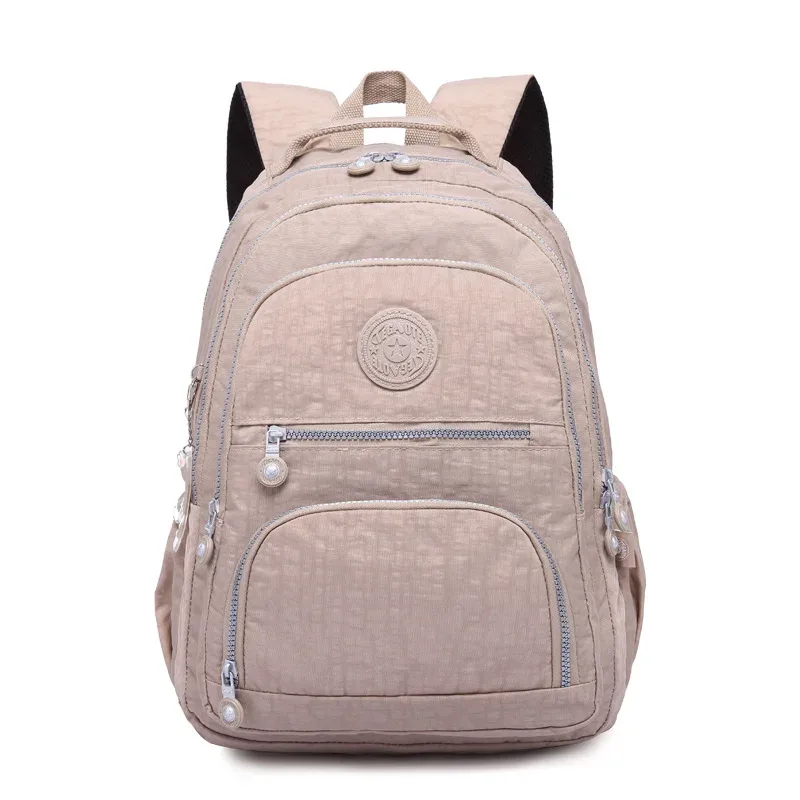 tegaote – sac à dos d'école pour adolescentes et garçons, sac à dos de voyage pour femmes, en nylon, étanche, pour ordinateur portable, unisexe, 2024
