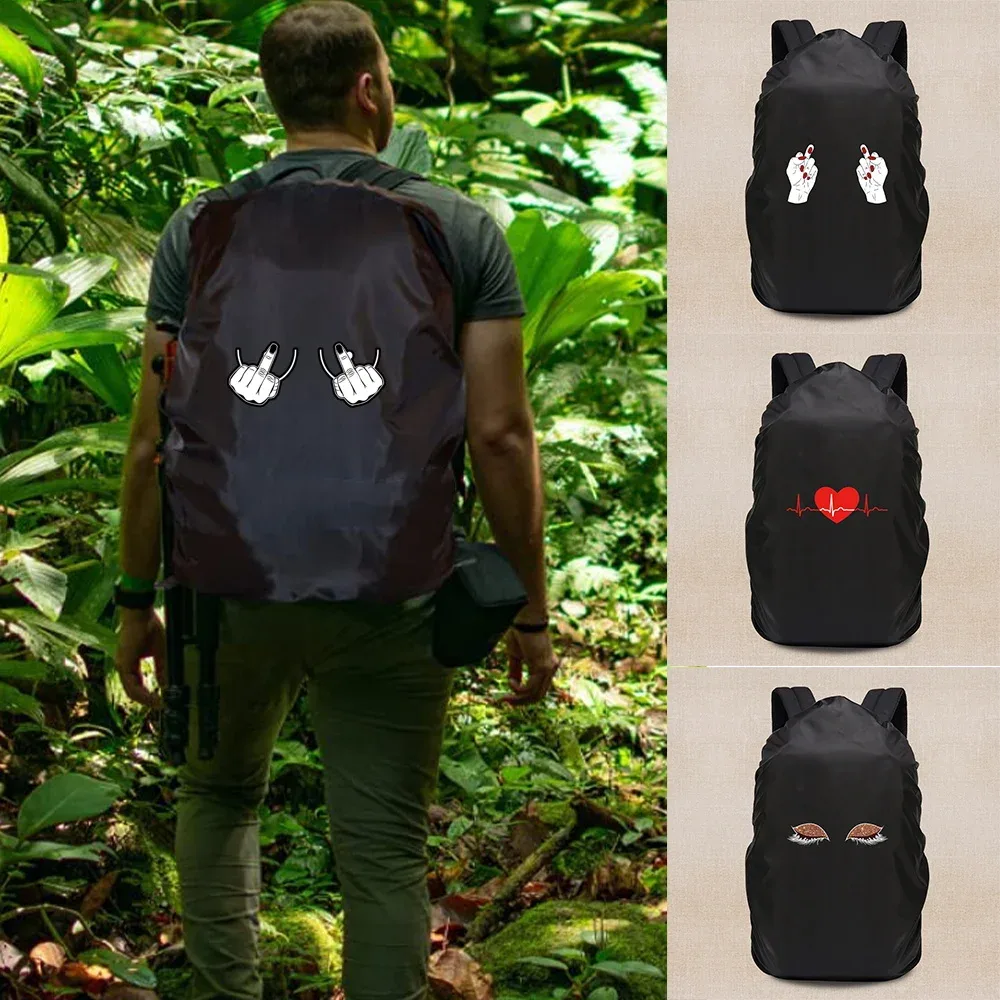 sac à dos housse de pluie 20-70l portable randonnée sac étanche pliable étui de protection ultraléger housse de voyage série de poitrine