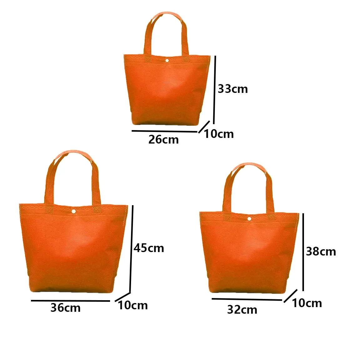 sac à main solide avec bouton pour femme, fourre-tout de grande capacité, sac d'épicerie, cadeau réutilisable, sacoche de rangement portable