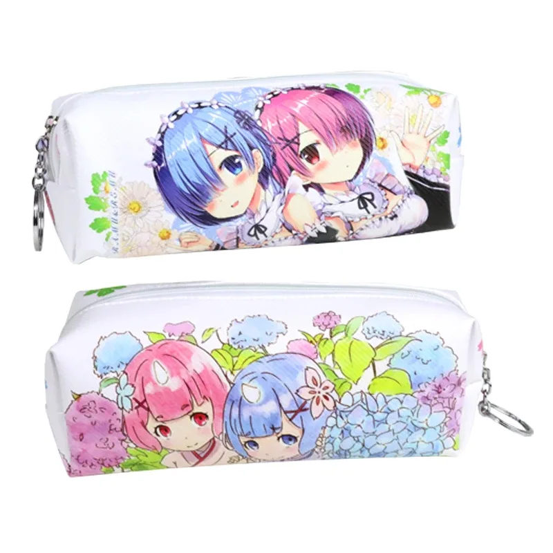 trousse cosmétique syntheticleather bleu vert orange personnages animés fermetureéclair voyage décontracté imperméable tonneau etudiants cadeau