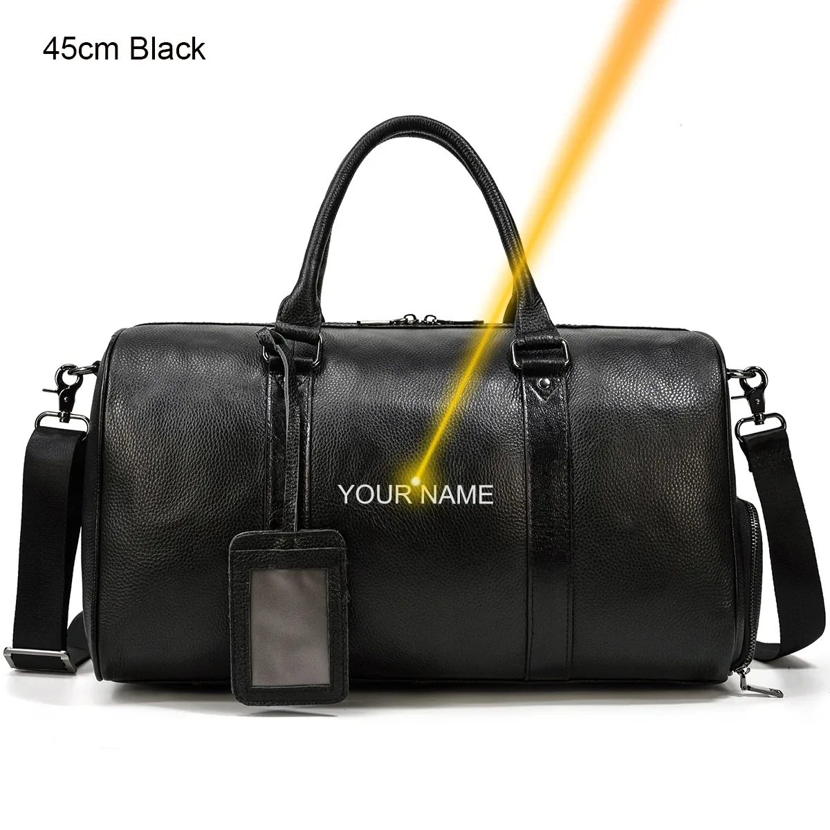 sac de voyage de luxe en cuir véritable pour hommes et femmes, sac à main en cuir de vache, sac à bandoulière de voyage, sac de sport pour week-end