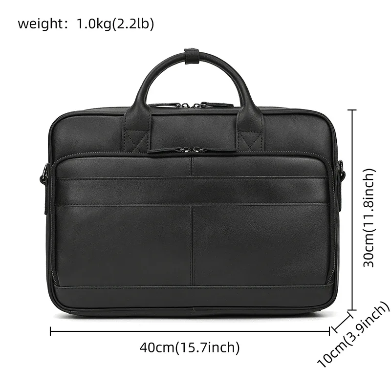 étui à bombes en cuir group pour homme, sac d'ordinateur, 14 15.6 pouces, pc, médecin, avocat, business