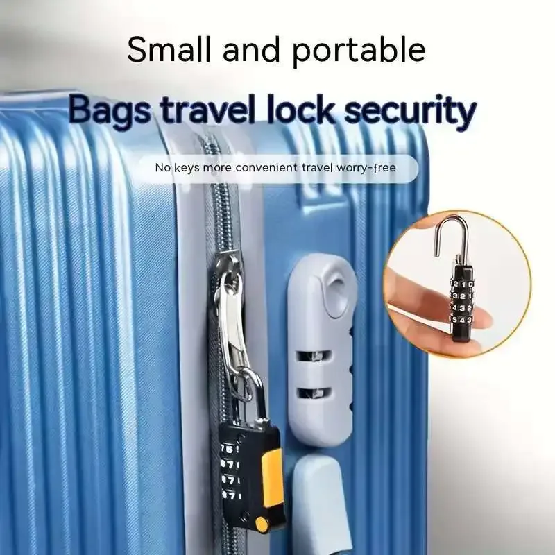 cadenas combiné numérique métallique noir orange voyage sacoche sport école armure compact elégant tsa