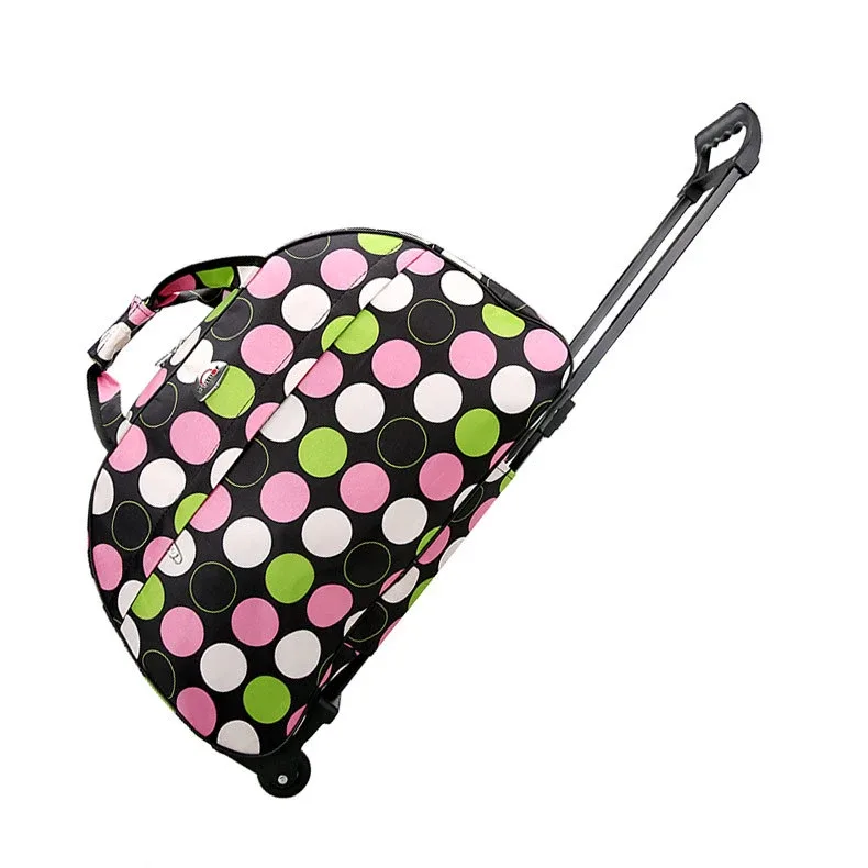 sacs à roulettes de voyage de grande capacité pour femmes et hommes, sac à roulettes oxford, valise à bagages roulante étanche, sac de voyage avec roulettes