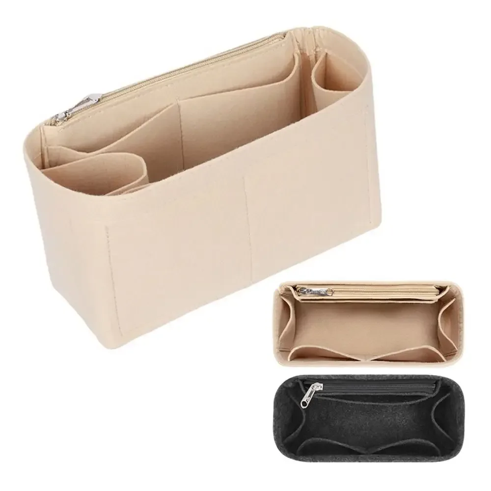 organisateur de sac à main en feutre grande capacité, support de sac, doublure de sac à main, rangement et organisation multi-poches pour loewe puzzle