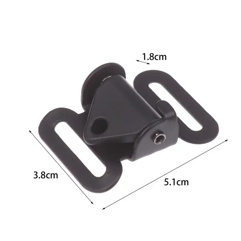 boucle en métal antidérapante, 3 pièces, pour sangle de sac à dos, ceinture de bagage, accessoires de fixation pour ajustement