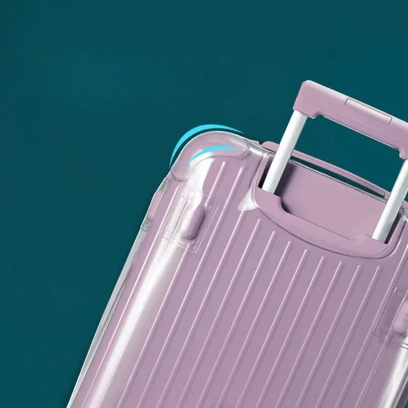 housses transparentes en pvc adaptées aux bagages rim essential 33 pouces, protection de valise de voyage, accessoires transparents, housse de protection anti-rayures