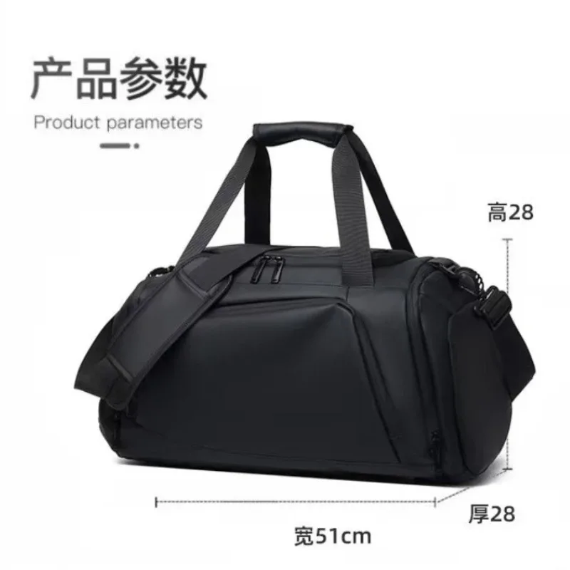 sac de voyage à séparation sec-humide, grande capacité, imperméable, sac de sport multifonctionnel, bagage à main pour hommes et femmes, sport et fitness