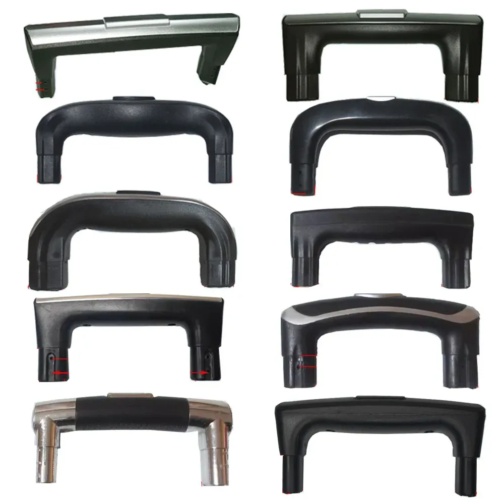 porte-tige télescopique de remplacement pour poignée de valise, accessoires de chariot, bouton poussoir, réparation de pièces de bagages
