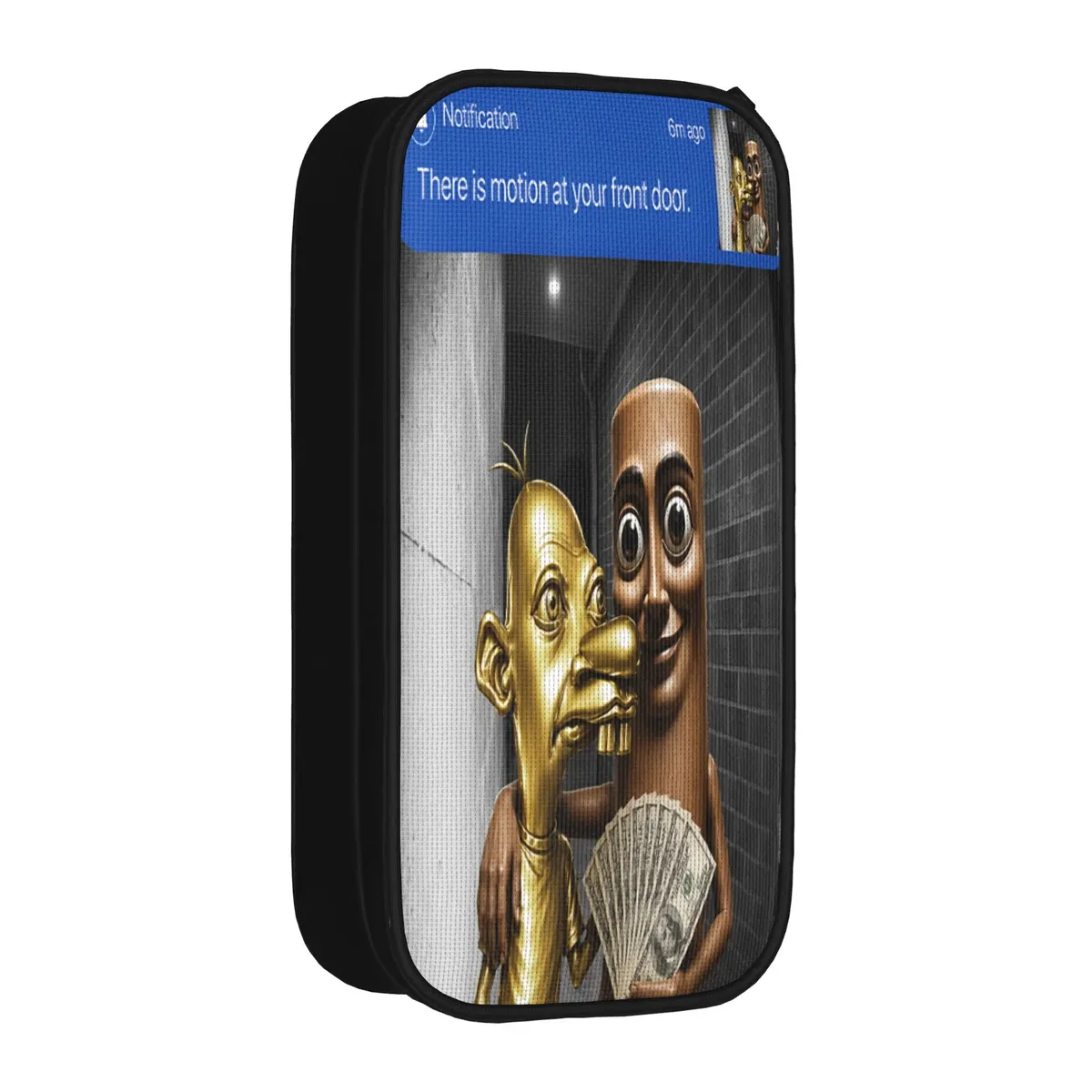 tung sahur neegy meme doorbell john pork halloween trousse à crayons esthétique pour garçons et filles, personnalisable diy pour l'école
