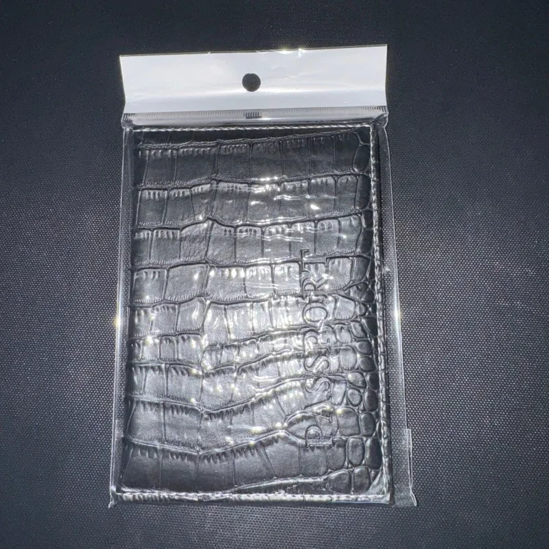 portefeuille de voyage unisexe en cuir pu à motif crocodile, porte-passeport, porte-cartes d'identité, porte-cartes de crédit, organiseur de documents portable