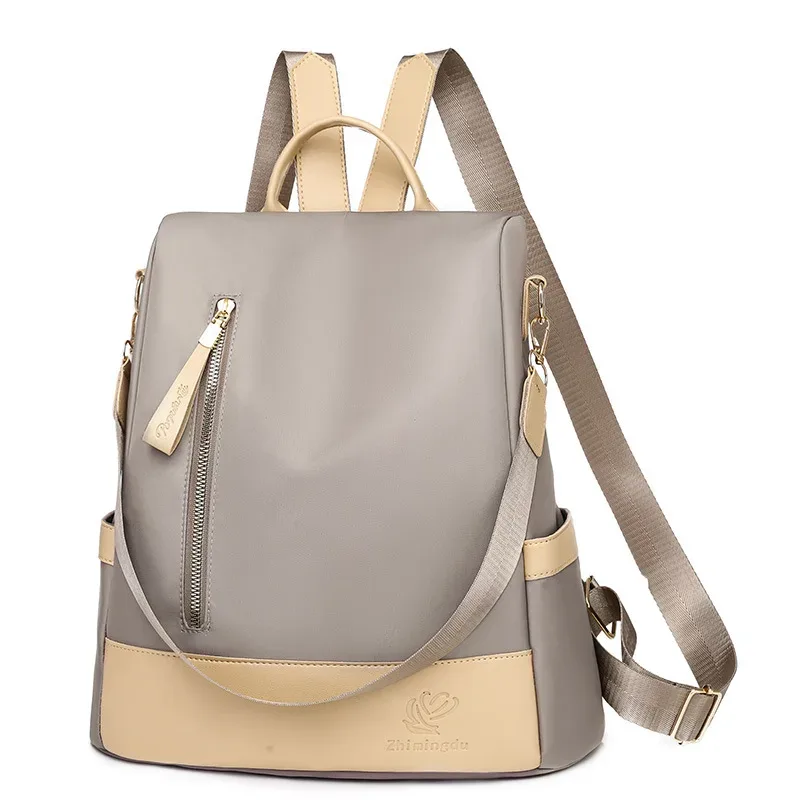 sac à dos antivol pour femmes, imperméable, à bandoulière, grande capacité, pour l'école, voyage simple et décontracté, pour étudiants