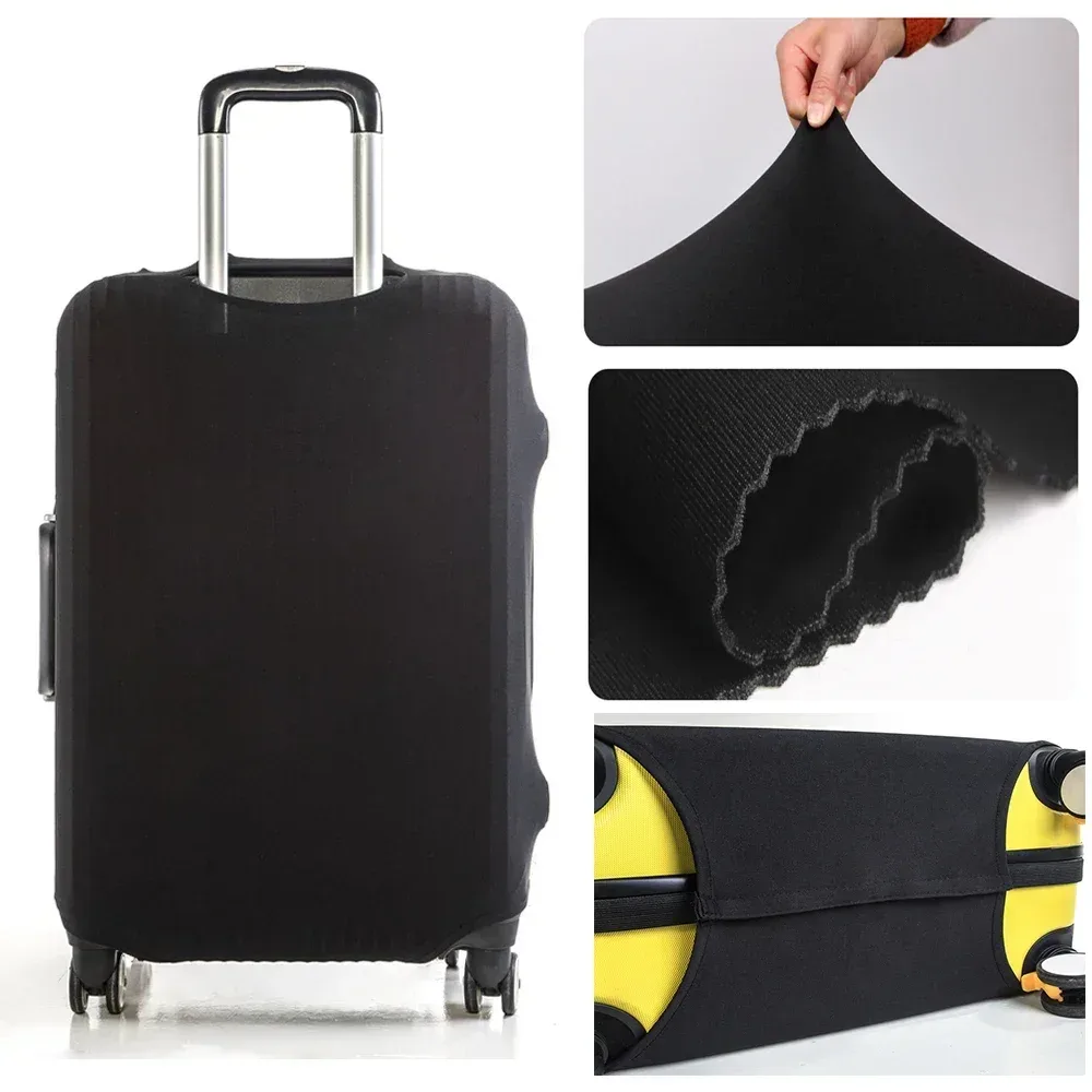 juste de protection élastique pour bagages, optique portable, housse anti-poussière simple, protection anti-rayures, impression or rose, accessoires de voyage