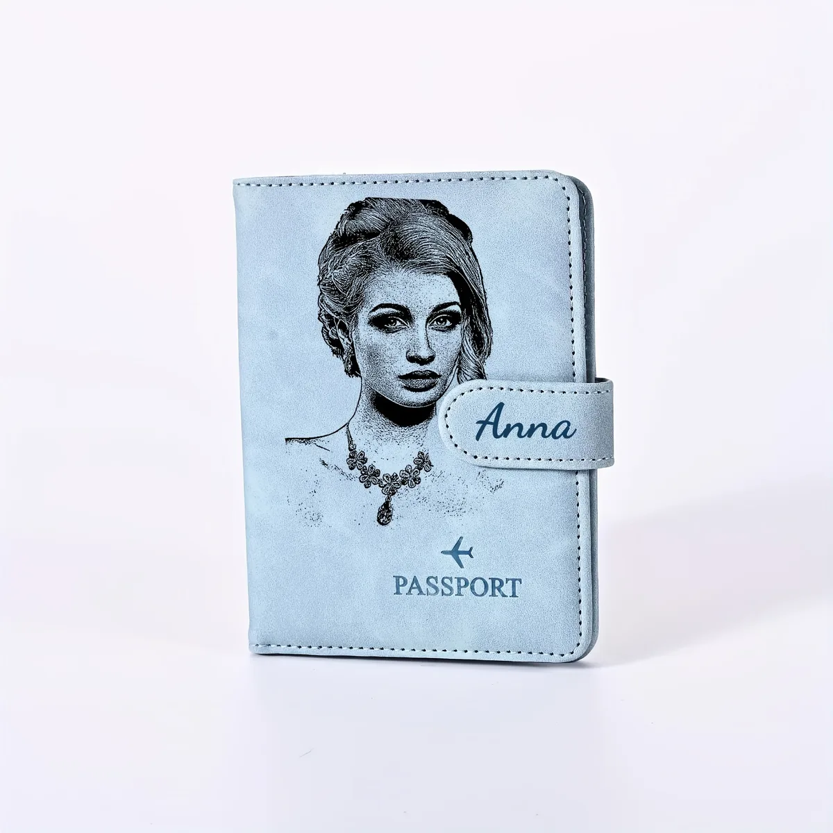 porte-passeport personnalisé avec photo, housse de passeport, pochette pour documents, étui de passeport nouveau style, porte-passeport chat/chien, accessoires de voyage