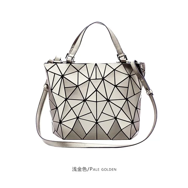 sacs à paillettes lumineux géométriques pour femmes 2024, sacs à bandoulière matelassés, sacs à main pliables laser unis pour femmes, bolsa feminina