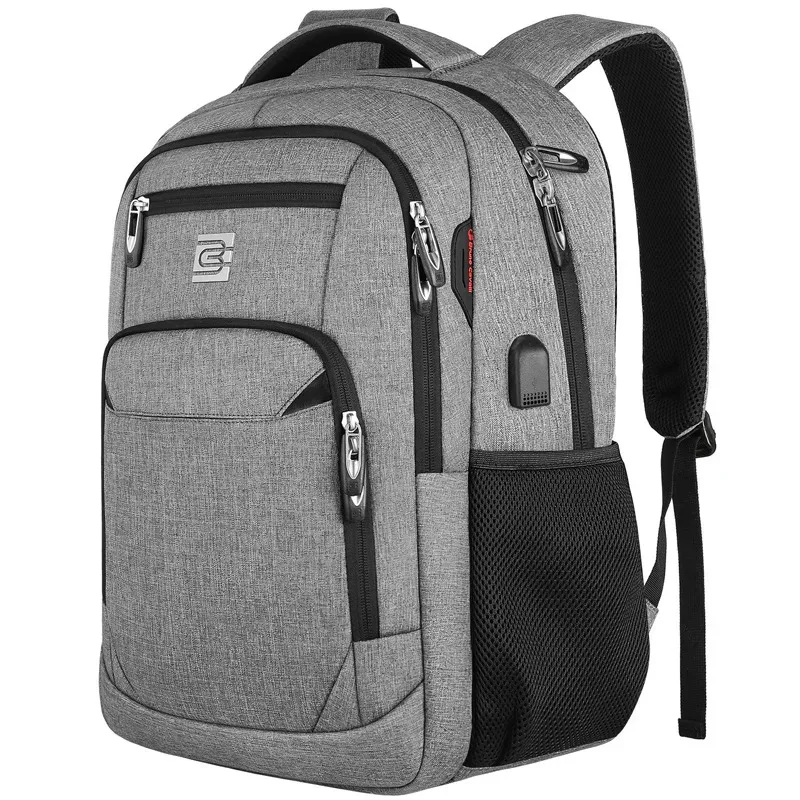 sac à dos antivol pour ordinateur portable 15.6 pouces, pour voyage d'affaires, avec port de chargement usb, convient aux femmes et aux hommes