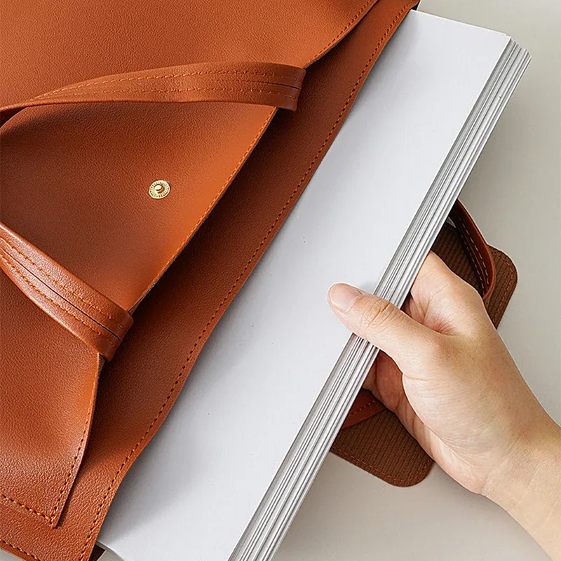 porte-documents de luxe portable de grande capacité, nom personnalisé, sac à documents en papier a4, mode femme d'affaires, pochette d'ordinateur 13 pouces, fourre-tout