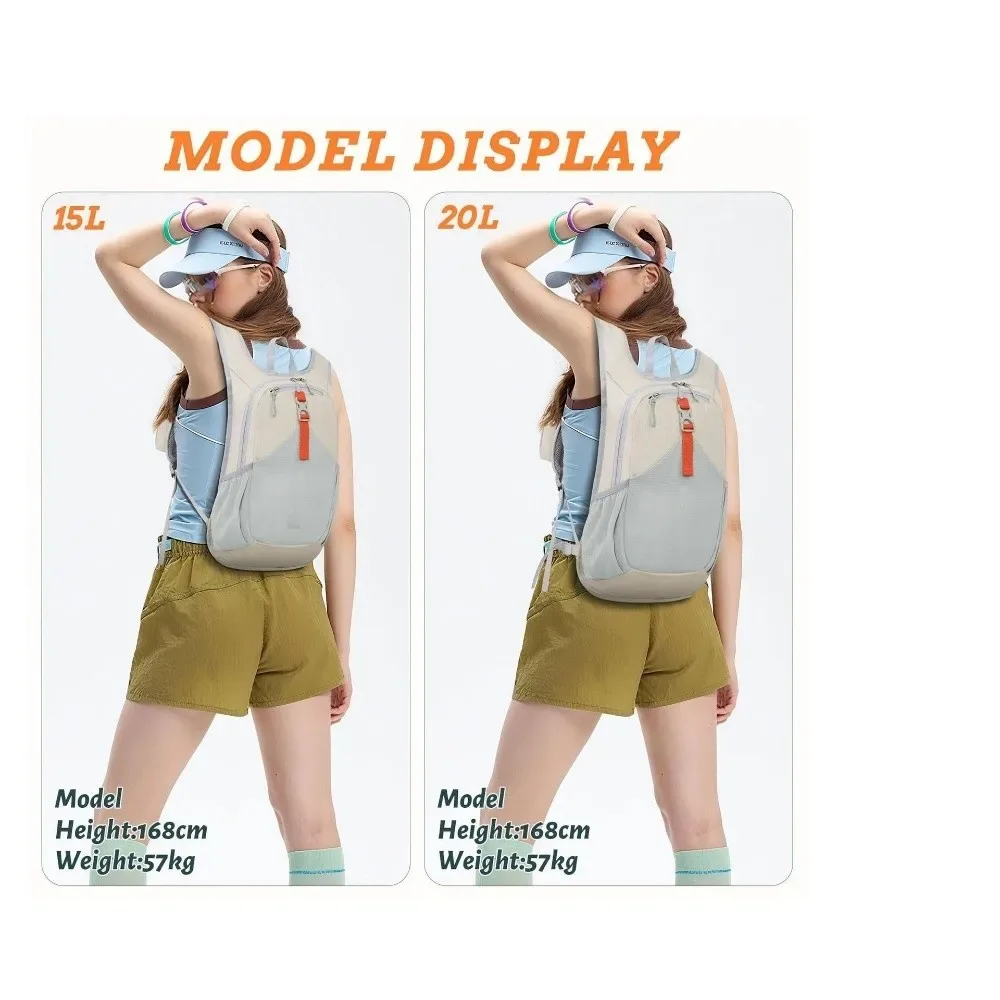 sac à dos de randonnée de haute qualité 15l, léger, pliable, petit sac à dos, plusieurs poches, compact, ultraléger, sac à dos de randonnée d'une journée
