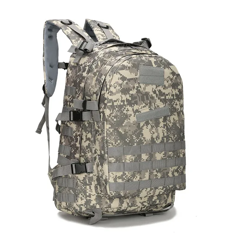 sac dos oxford université vert camouflage poche intérieure fendue ceinture coussin air survie escalade plein air
