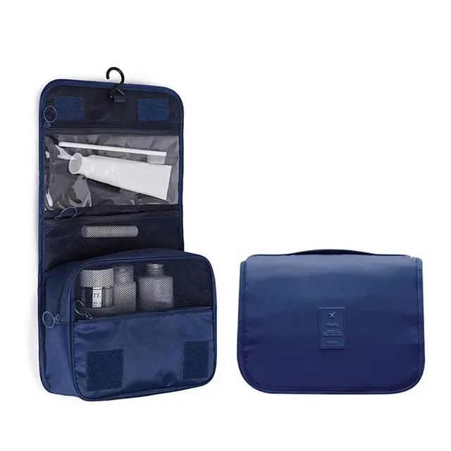 trousse de toilette de voyage imperméable de haute qualité pour femmes, organisateur de maquillage avec crochet de salle de bain, pochette de lavage, sac de rangement pour maquillage