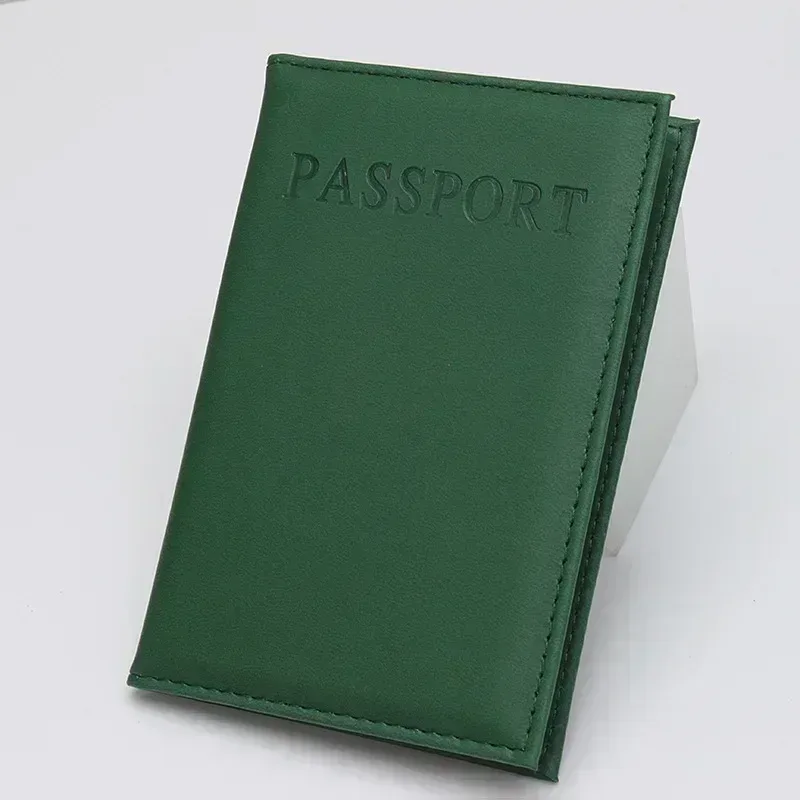 porte-passeport en cuir pu anglais de haute qualité, protège-documents, porte-passeport de voyage, porte-carte d'identité, accessoire de voyage