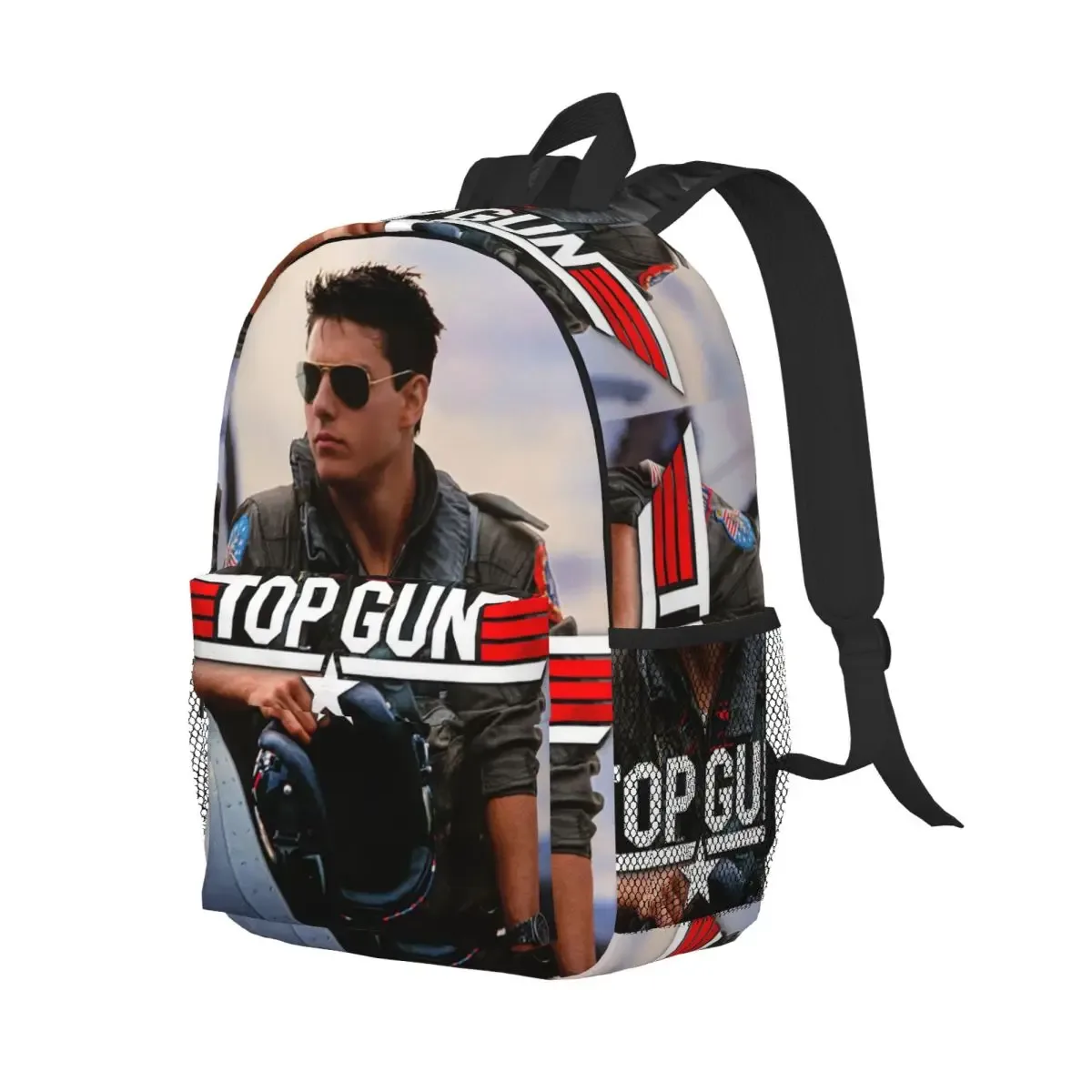 top gun tom cruise maverick sac à dos étudiant garçons filles bookbag enfants sac d'école ordinateur portable sacs à bandoulière pour hommes femmes