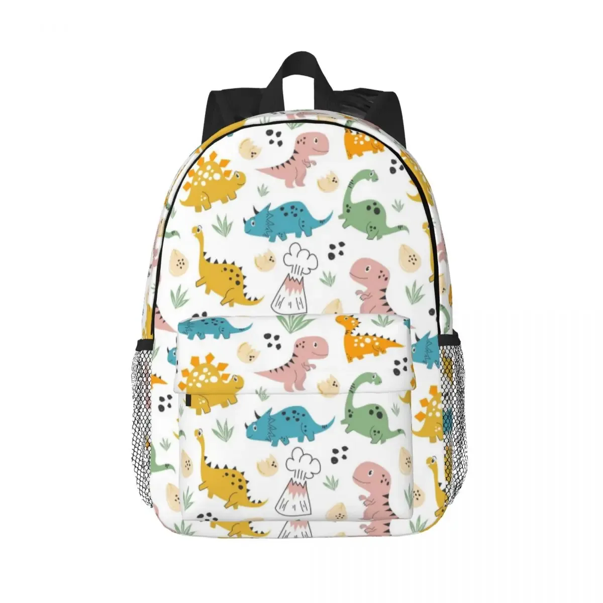 sac à dos de voyage à motif de dinosaures mignons pour hommes et femmes, cartable d'ordinateur pour l'école, sac à dos pour étudiants