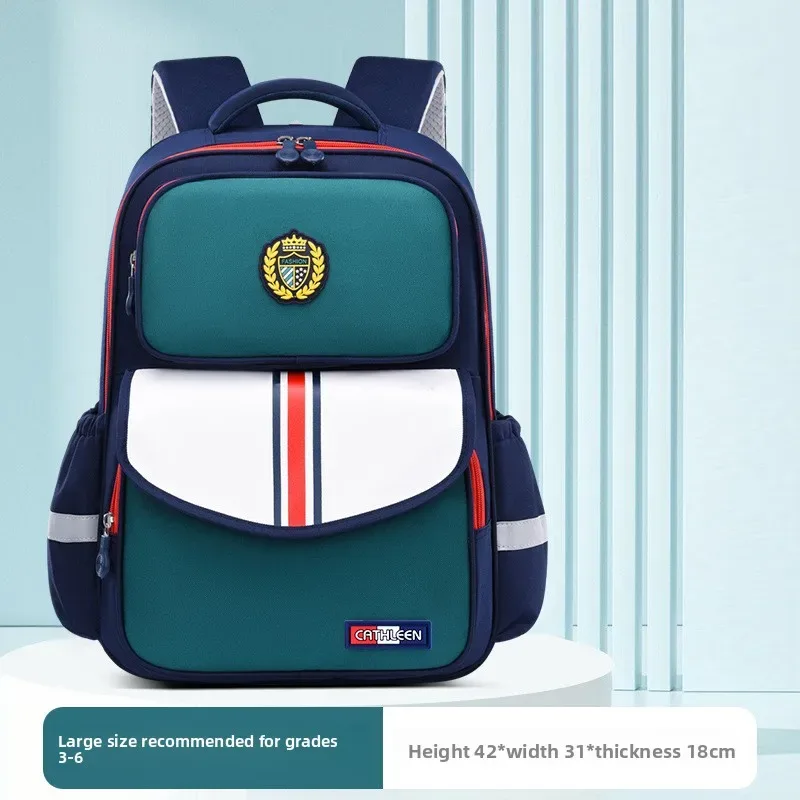 sac à dos d'école pour enfants de la 1re à la 6e année, pour garçons et filles, tissu oxford léger, imperméable et durable, avec design ergonomique