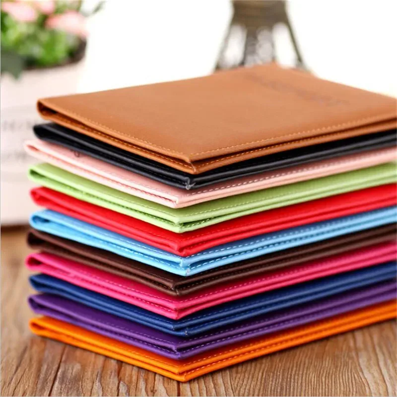1PC mode nouveau PU femmes porte-passeport Couple modèles filles voyage passeport couverture unisexe porte-carte homme porte-carte portefeuille