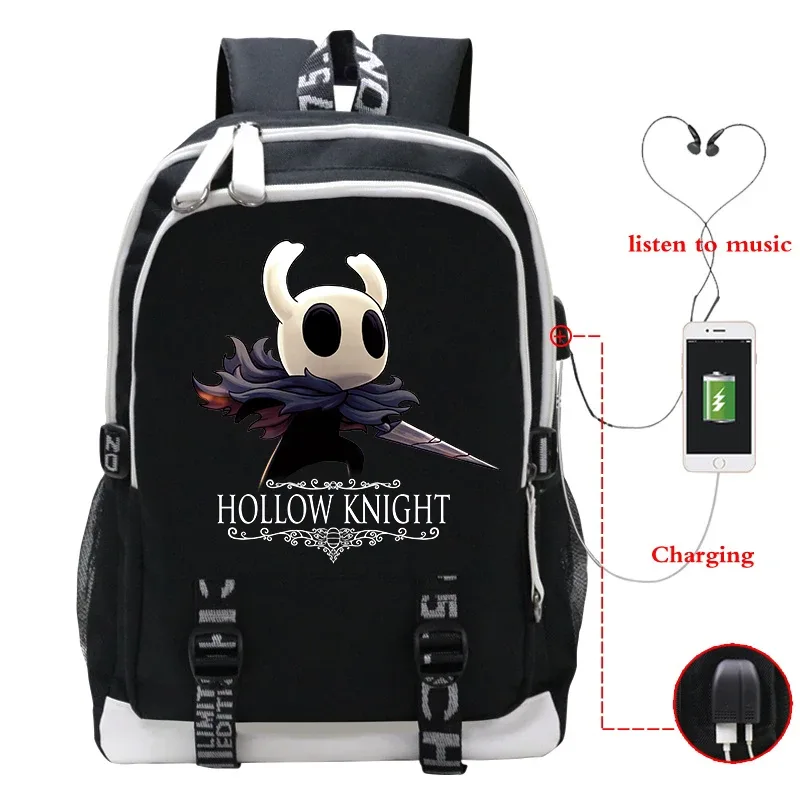 garçons filles creux chevalier cartable enfants sac à dos jeu de dessin animé usb grande capacité portable sac à dos étudiants sacs de voyage cadeau