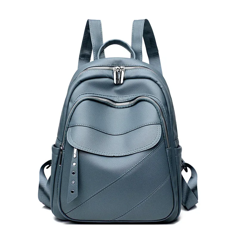 nouveauté sac à dos en pu sac à main pour femmes sac à bandoulière sac à bandoulière souple grand sac à dos décontracté élégant