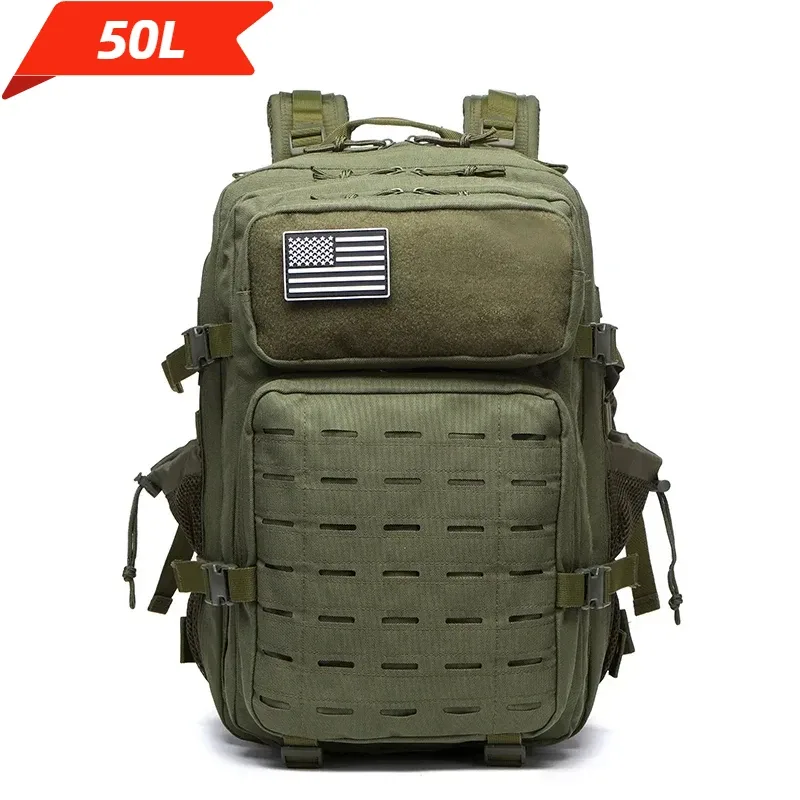 sac à dos dulbackpack pour homme, sac à dos de chasse molle, dean m, sac à dos de randonnée en plein air edc, sorcière, 2 porte-bouteilles, 25l, 50l