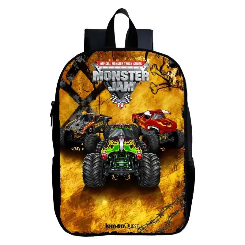 monster jam, monster truck, sac à dos pour enfants, sac à dos d'école primaire, sacs à dos de maternelle