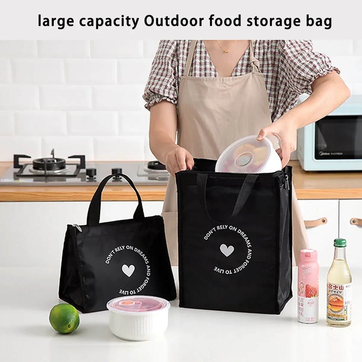 sac isotherme pour pique-nique en plein air, sac à lunch portable imperméable, sac à lunch portable pour femme, sac de rangement pour voyage, sac à glace pour boissons