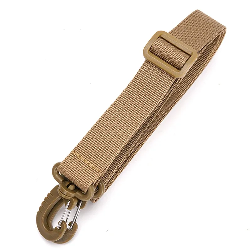 sangle réglable nylon noir beige vert olive gris clair accessoire sac bandoulière voyage remplacement utilisation durables respirants poignées modulaires travail pratique